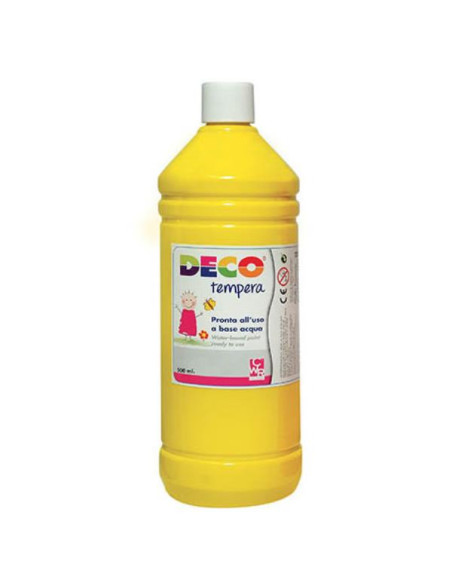 TEMPERA FLACONE 500ML GIALLO