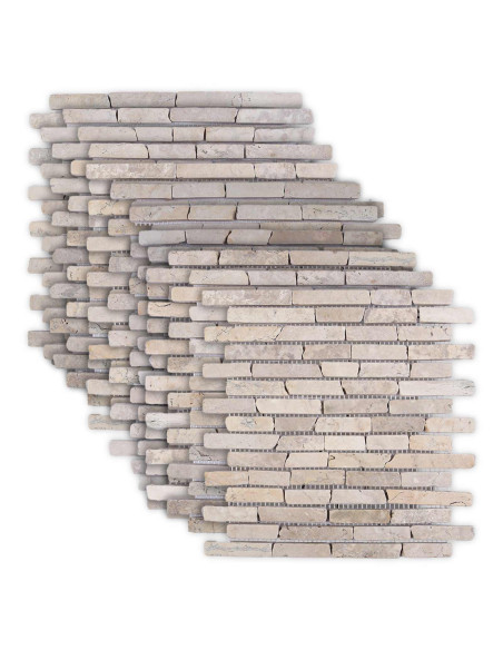 Piastrelle Mosaico Crema 30 x 30 cm Marmo