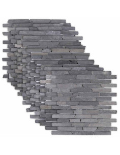Piastrelle Mosaico Grigio 30 x 30 cm Marmo