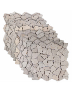 Piastrelle Mosaico Crema 30 x 30 cm Marmo