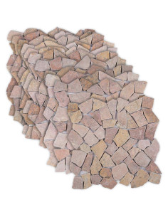 Piastrelle Mosaico Rosso 30 x 30 cm Marmo