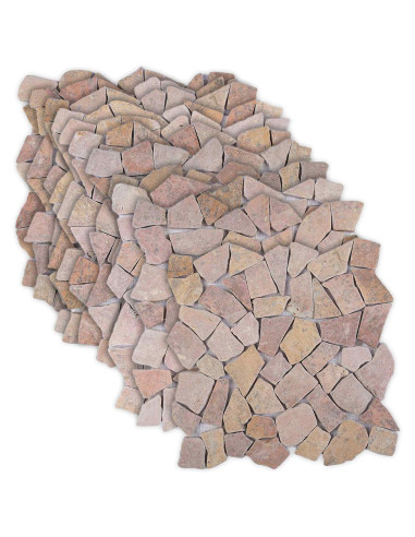 Piastrelle Mosaico Rosso 30 x 30 cm Marmo