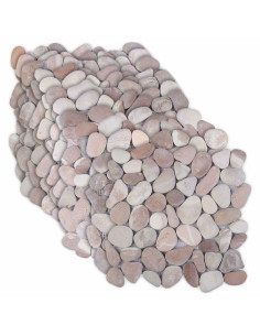 Beige e Rosa Pallido 30 x 30 cm