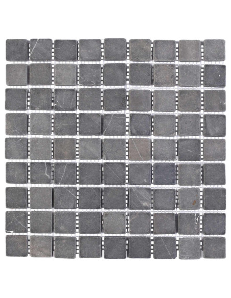 Piastrelle Mosaico Grigio 30 x 30 cm Marmo