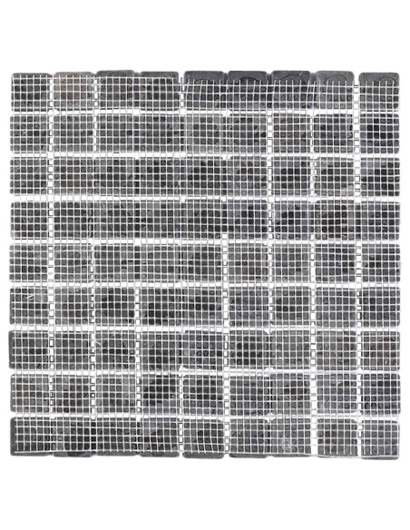 Piastrelle Mosaico Grigio 30 x 30 cm Marmo