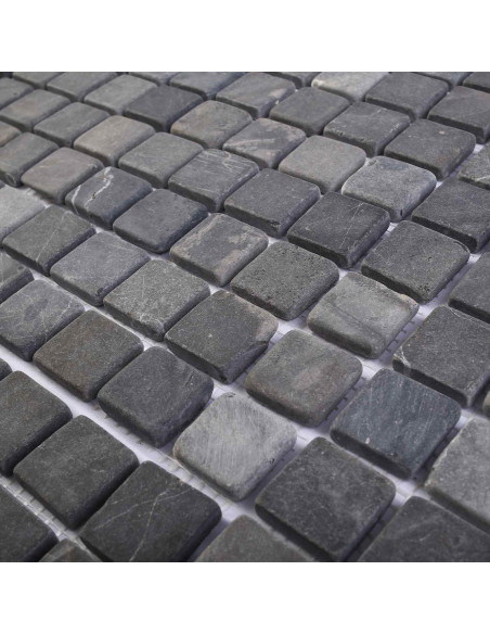 Piastrelle Mosaico Grigio 30 x 30 cm Marmo