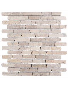 Piastrelle Mosaico Crema 30 x 30 cm Marmo 2