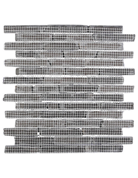 Piastrelle Mosaico Grigio 30 x 30 cm Marmo