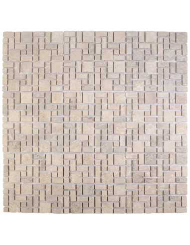 Piastrelle Mosaico Crema 30 x 30 cm Marmo