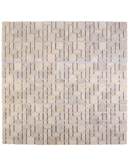 Piastrelle Mosaico Crema 30 x 30 cm Marmo