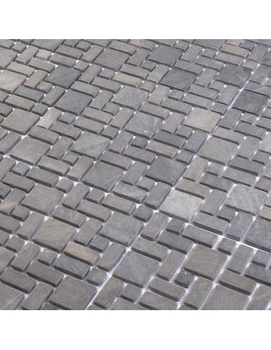 Piastrelle Mosaico Grigio 30 x 30 cm Marmo