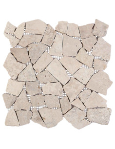 Piastrelle Mosaico Crema 30 x 30 cm Marmo 2