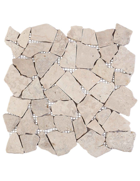 Piastrelle Mosaico Crema 30 x 30 cm Marmo