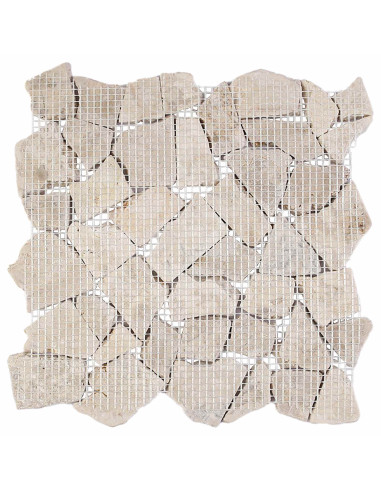 Piastrelle Mosaico Crema 30 x 30 cm Marmo