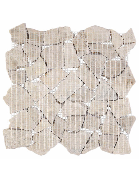 Piastrelle Mosaico Crema 30 x 30 cm Marmo