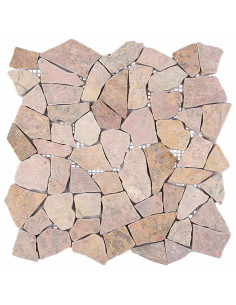 Piastrelle Mosaico Rosso 30 x 30 cm Marmo 2