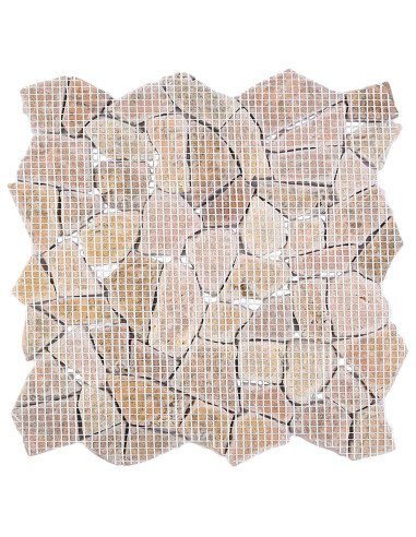 Piastrelle Mosaico Rosso 30 x 30 cm Marmo