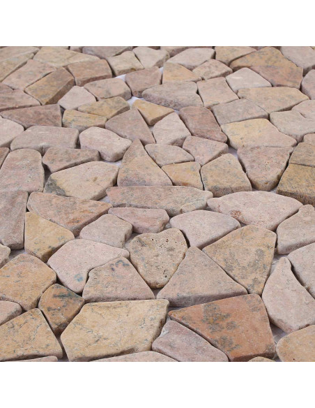 Piastrelle Mosaico Rosso 30 x 30 cm Marmo
