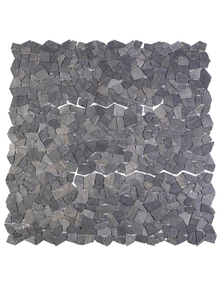 Piastrelle Mosaico Grigio Scuro 30 x 30 cm Marmo