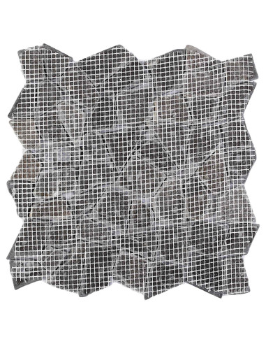 Piastrelle Mosaico Grigio Scuro 30 x 30 cm Marmo