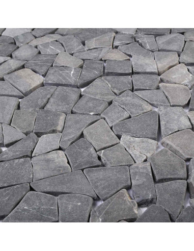 Piastrelle Mosaico Grigio Scuro 30 x 30 cm Marmo