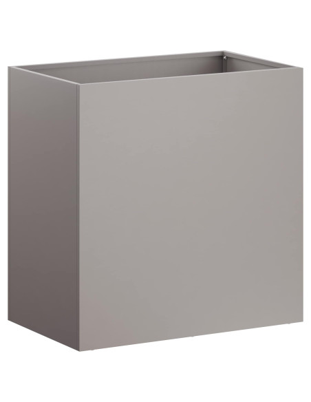 Vaso da giardino 2 pz Ruggine 50 x 30 x 50 cm Acciaio Corten