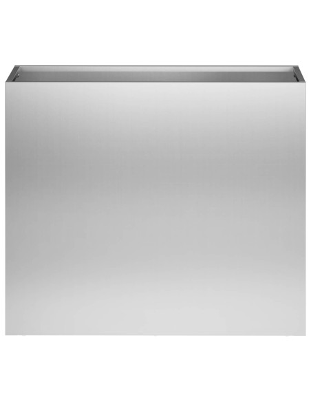 Vaso da giardino Argento 50 x 20 x 40 cm Acciaio zincato