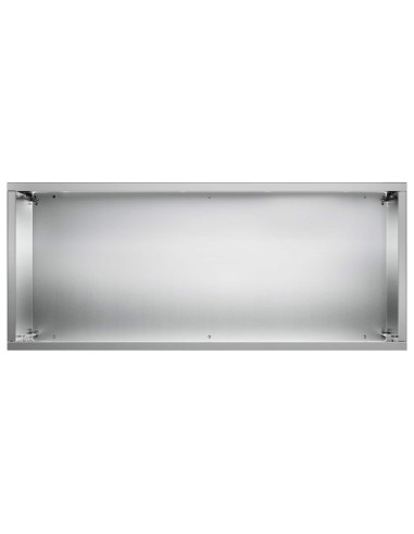 Vaso da giardino Argento 50 x 20 x 40 cm Acciaio zincato
