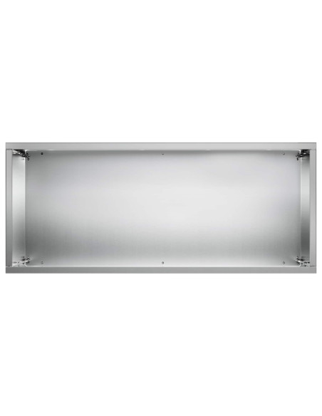 Vaso da giardino Argento 40 x 20 x 75 cm Acciaio zincato