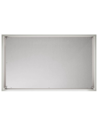 Vaso da giardino Argento 50 x 30 x 50 cm Acciaio Inox