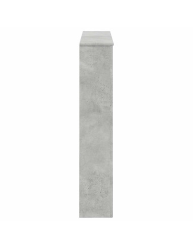 Cornice per camino Grigio Cemento 102 x 20 x 102 cm