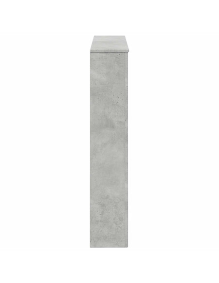 Cornice per camino Grigio Cemento 102 x 20 x 102 cm