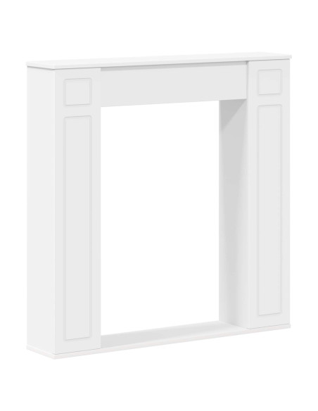 Cornice per camino Bianco 100 x 20 x 100 cm