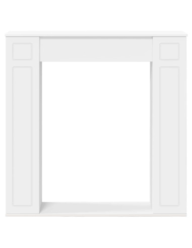 Cornice per camino Bianco 100 x 20 x 100 cm