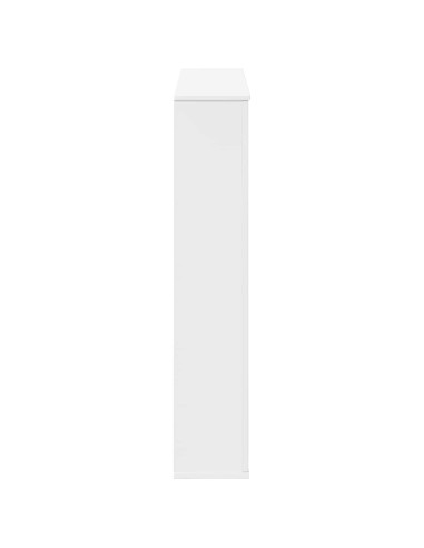 Cornice per camino Bianco 100 x 20 x 100 cm