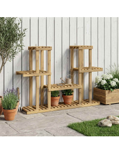 Supporto per piante Bianco 123 x 25 x 78,5 cm