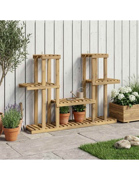 Supporto per piante Bianco 123 x 25 x 78,5 cm