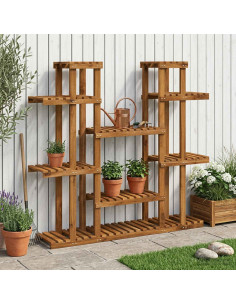 Supporto per piante Naturale 123 x 25 x 114,5 cm