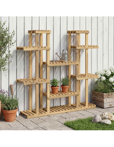 Supporto per piante Bianco 123 x 25 x 114,5 cm