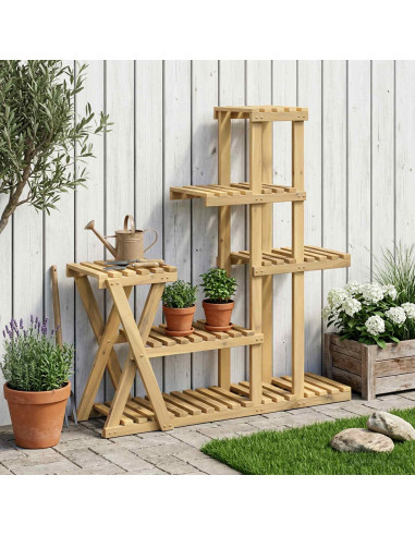 Supporto per piante Bianco 95 x 25 x 101,5 cm