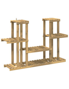 Supporto per piante Bianco 123 x 25 x 78,5 cm 2