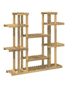 Supporto per piante Bianco 123 x 25 x 114,5 cm 2