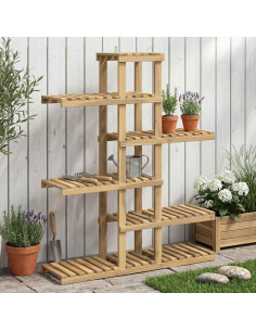 Supporto per piante Bianco 93 x 25 x 114,5 cm