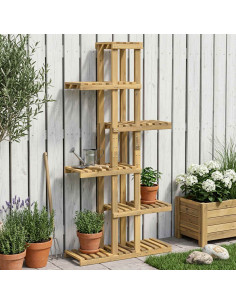 Supporto per piante Bianco 68 x 23,5 x 140 cm