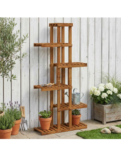 Supporto per piante Naturale 68 x 23,5 x 140 cm