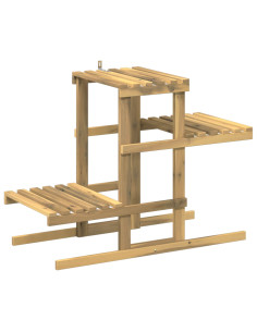 Supporto per piante Bianco 82 x 36 x 60 cm 2