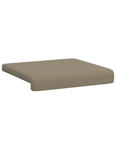 Cuscino per panchina 4 pz Velvet testurizzato Cachi