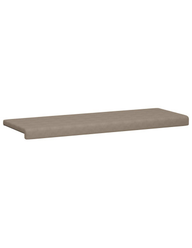 Cuscino per panchina Microfibra Tortora Profondità 35 cm