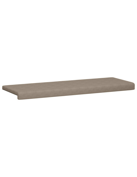 Cuscino per panchina Microfibra Tortora Profondità 35 cm