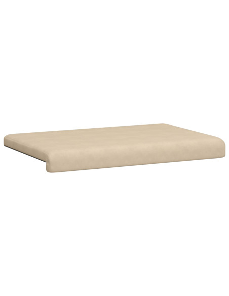 Cuscino per panchina Microfibra Crema Profondità 35 cm
